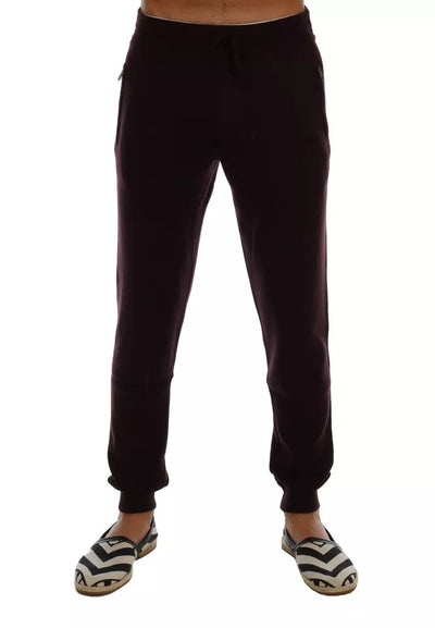 Dolce &amp; Gabbana Paarse Kasjmier Sportbroek