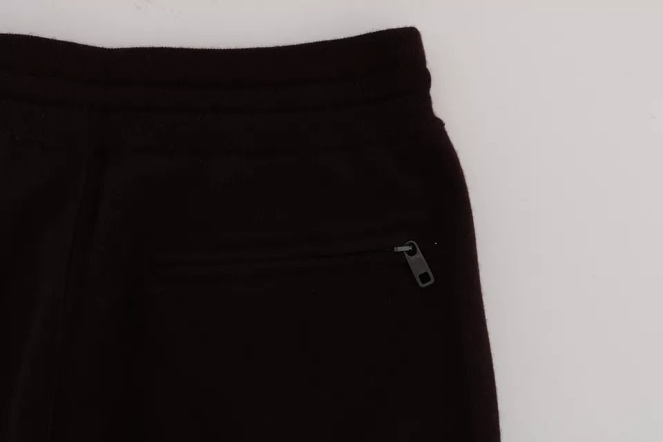 Dolce &amp; Gabbana Paarse Kasjmier Sportbroek