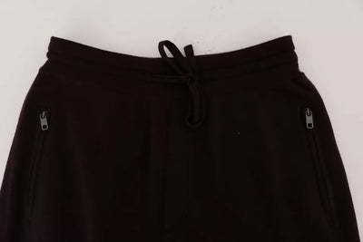 Dolce &amp; Gabbana Paarse Kasjmier Sportbroek
