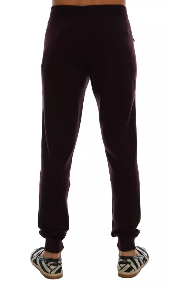 Dolce &amp; Gabbana Paarse Kasjmier Sportbroek
