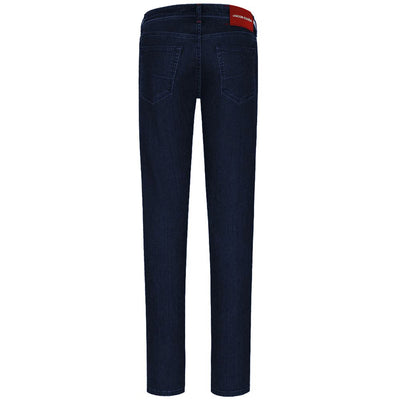 Jacob Cohen blauwe katoenen herenjeans