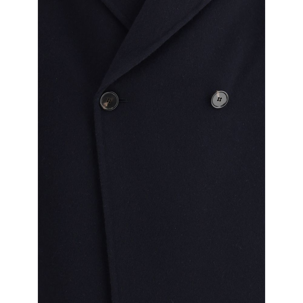 Manteau long croisé