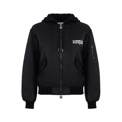Comme Des Fuckdown Zwarte Nylon Jassen &amp; Mantels