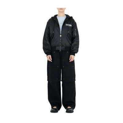 Comme Des Fuckdown Zwarte Nylon Jassen &amp; Mantels