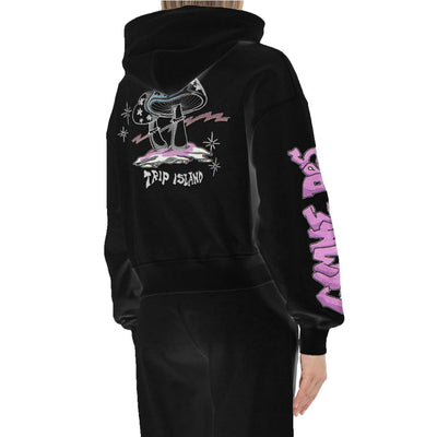 Pull en coton noir Comme des Garçons Fuckdown