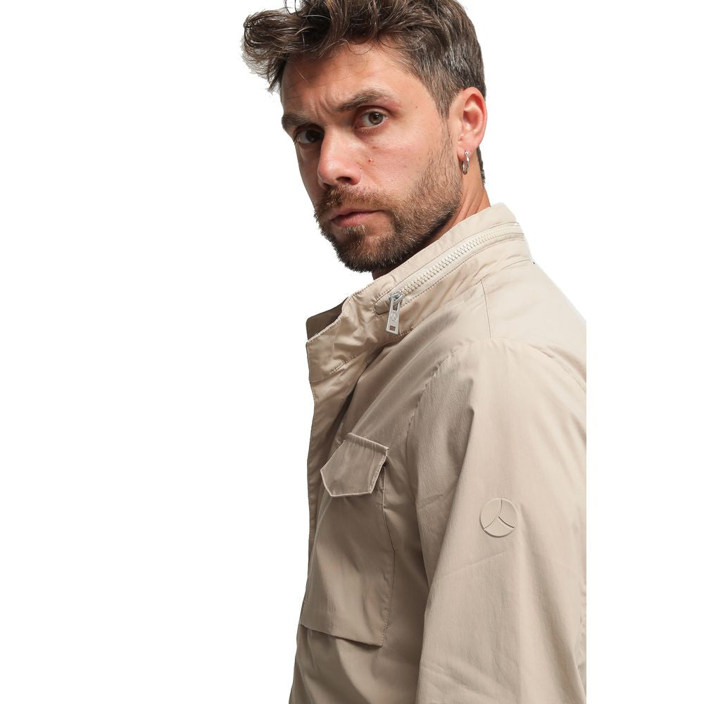 Veste homme en coton beige People Of Shibuya