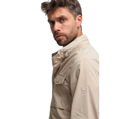 Veste homme en coton beige People Of Shibuya