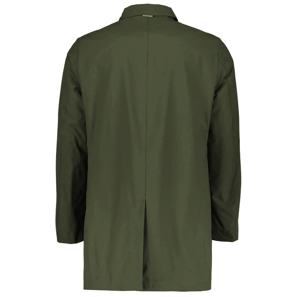 Manteau-pluie pour homme People Of Shibuya en polyester recyclé vert.
