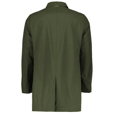 Manteau-pluie pour homme People Of Shibuya en polyester recyclé vert.