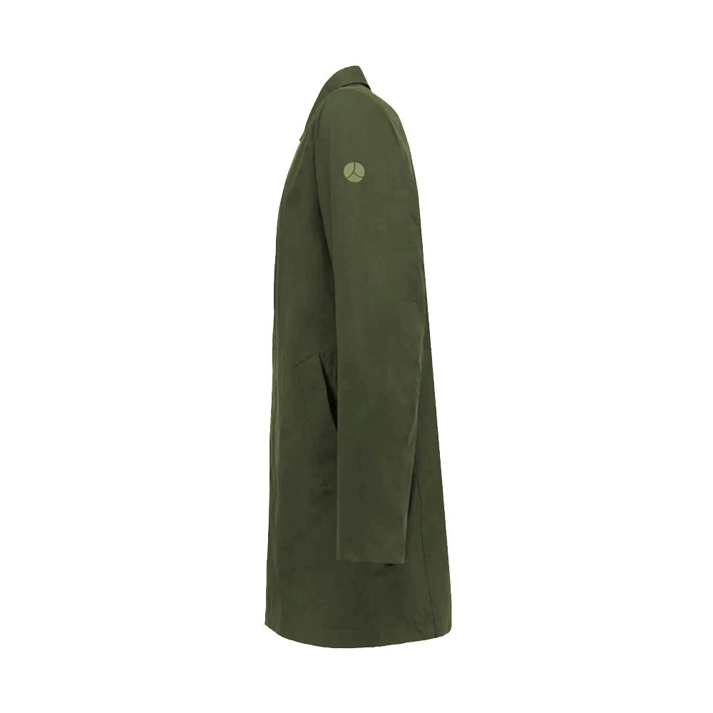Manteau-pluie pour homme People Of Shibuya en polyester recyclé vert.