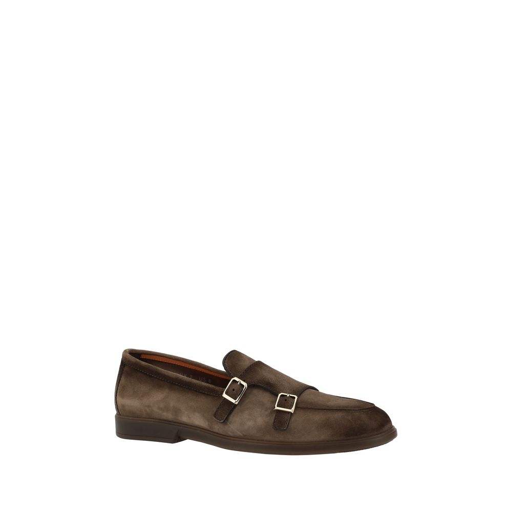 Santoni leren loafers
