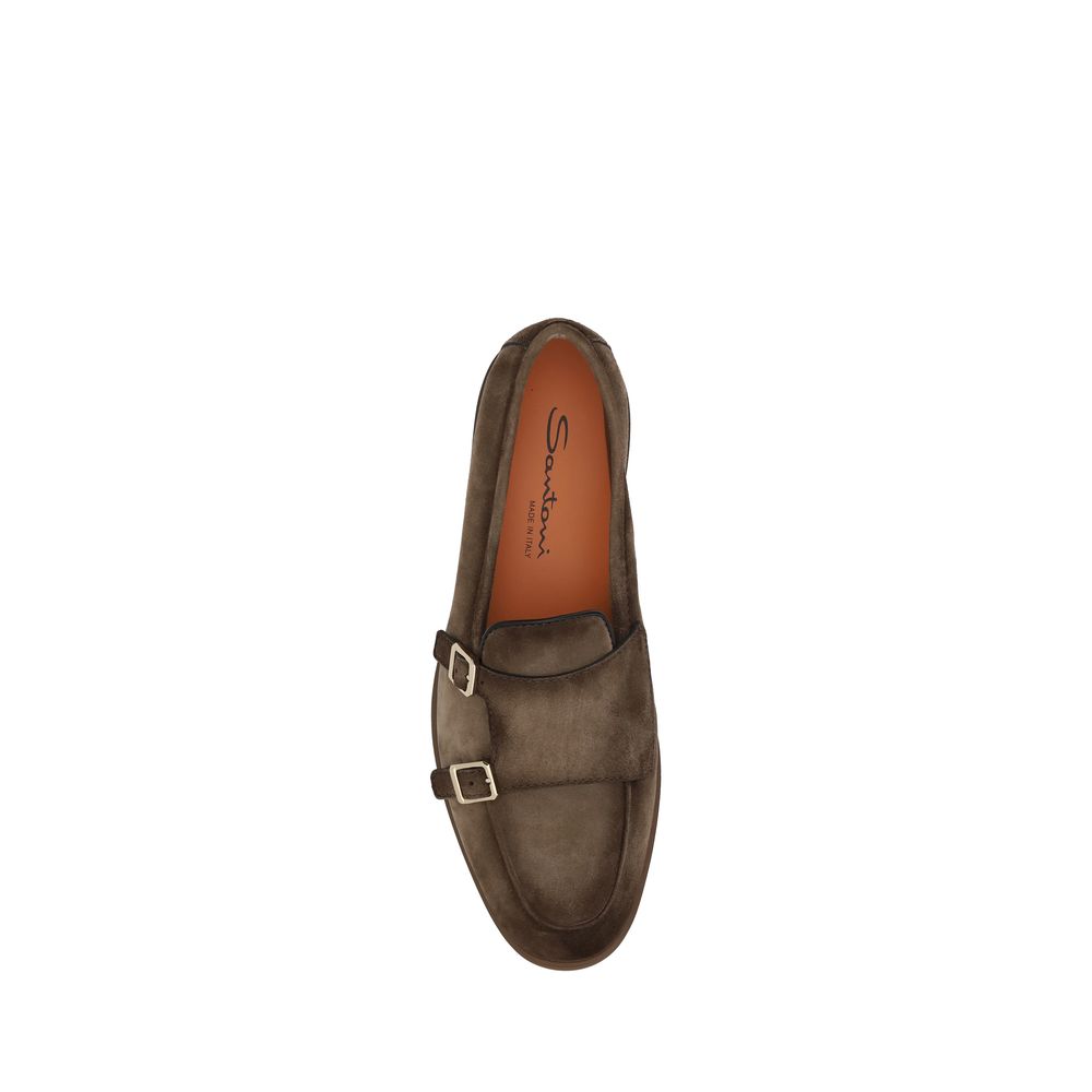 Santoni leren loafers