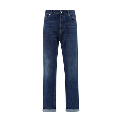 Brunello Cucinelli jeans met manchetten