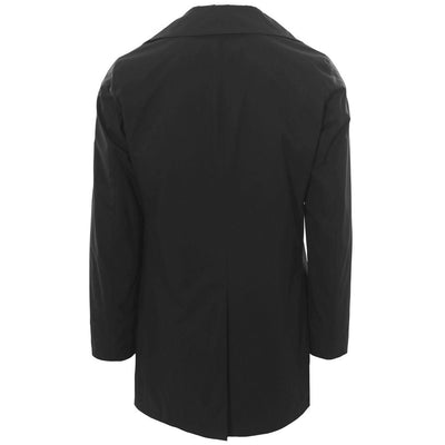 Trench-coat noir en polyester recyclé People Of Shibuya pour homme