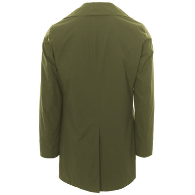 Trench-coat vert en polyester recyclé pour homme People Of Shibuya