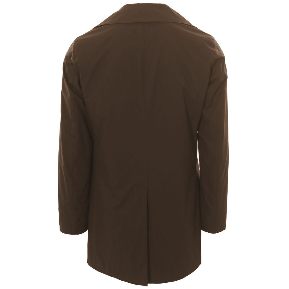 Veste marron en polyester recyclé People Of Shibuya pour homme