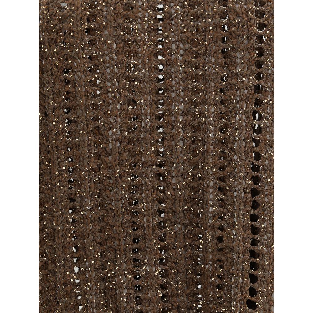 Pull Brunello Cucinelli en maille perforée