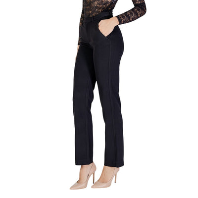 Jean et pantalon en polyester recyclé noir uniquement