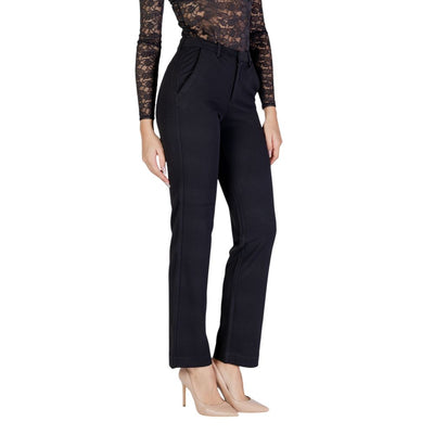 Jean et pantalon en polyester recyclé noir uniquement