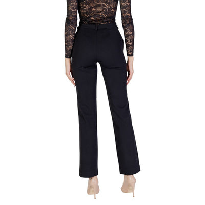 Jean et pantalon en polyester recyclé noir uniquement