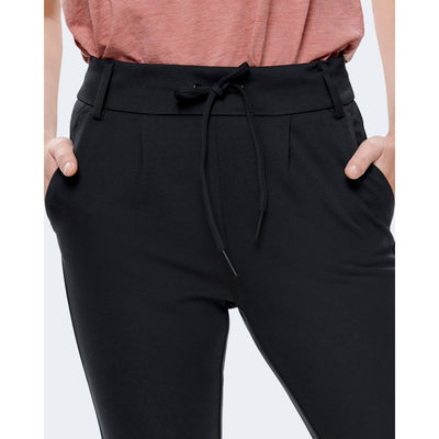 Pantalon en viscose noir Only