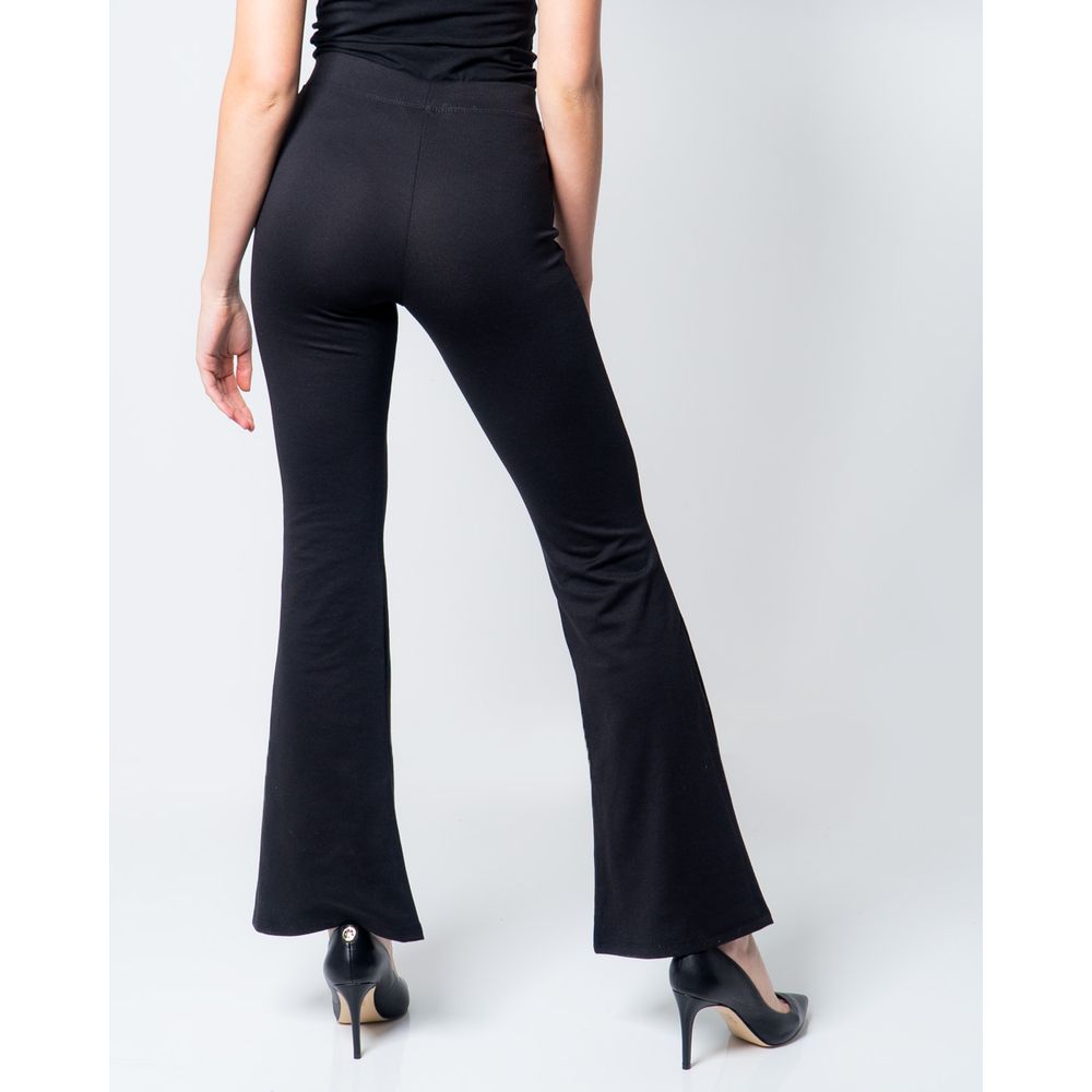 Jeans et pantalons en polyester noir uniquement