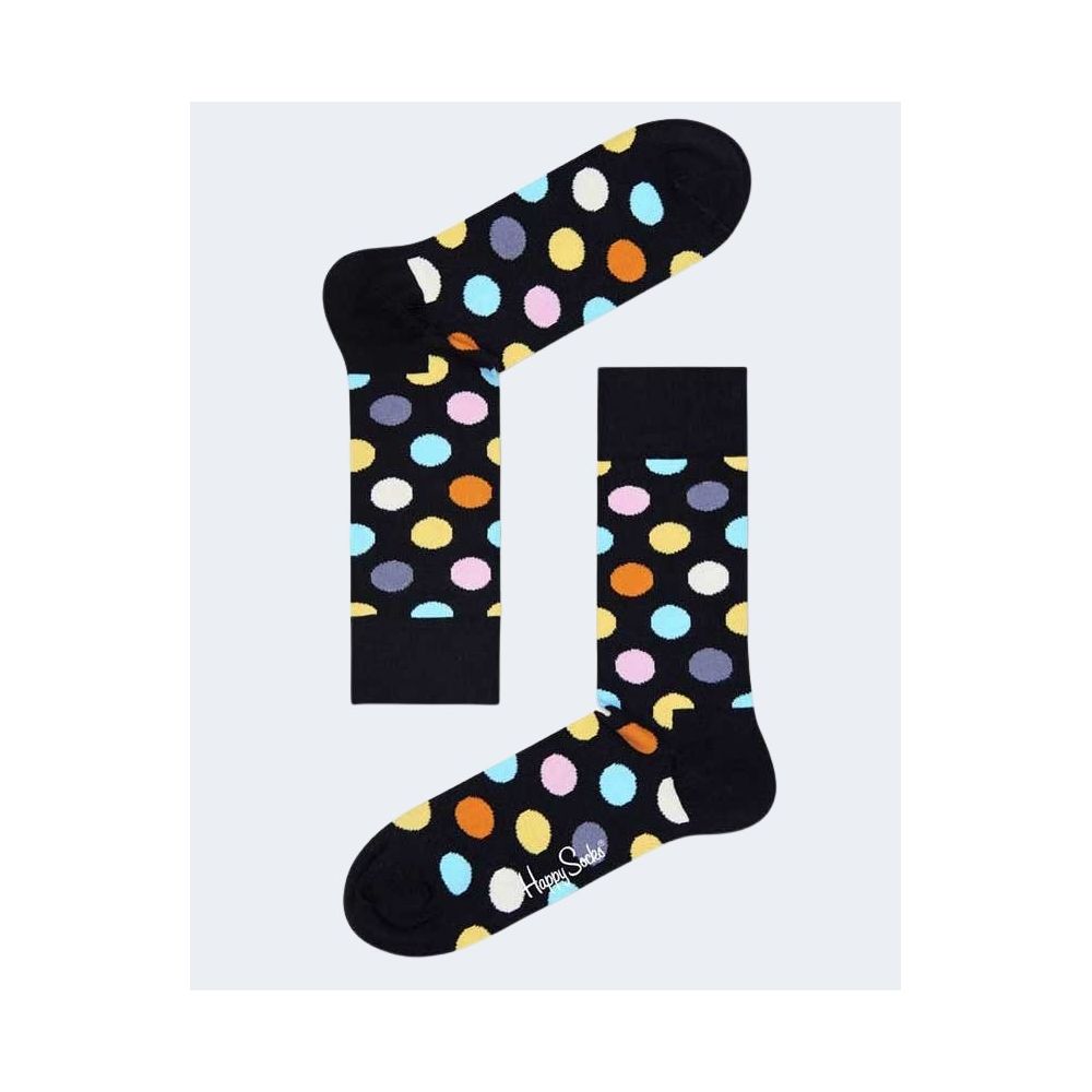 Chaussettes en coton noir Happy Socks