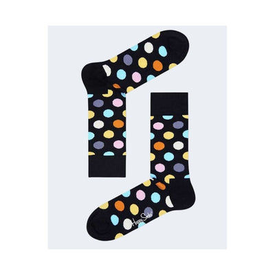Chaussettes en coton noir Happy Socks