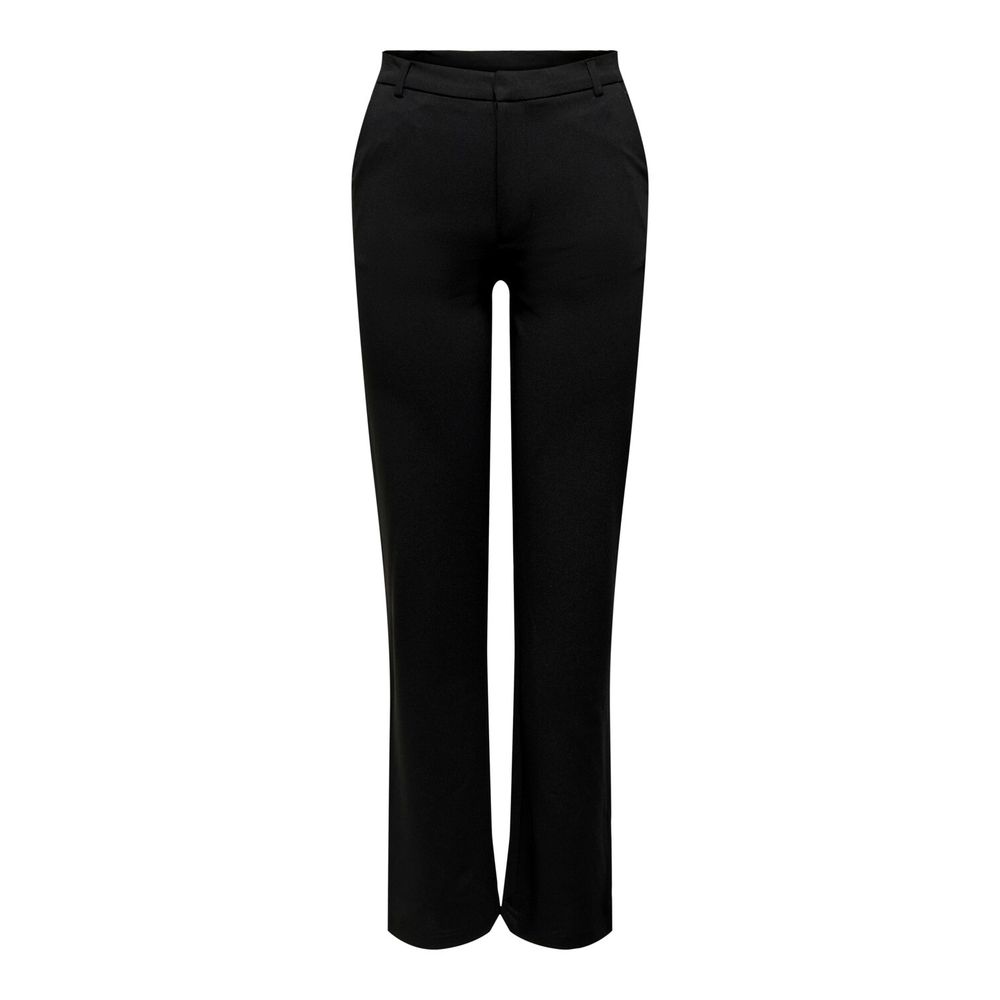 Jacqueline De Yong Zwarte Elastane Broek