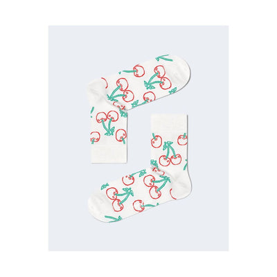 Happy Socks White Cotton Sock