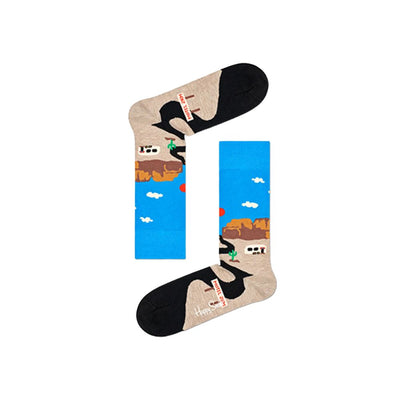 Happy Socks Blue Cotton Sock