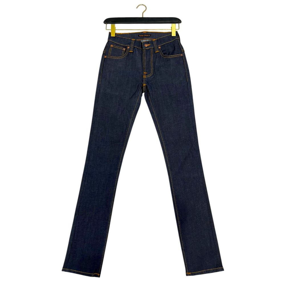 Nudie Jeans Jean bleu en coton pour femme