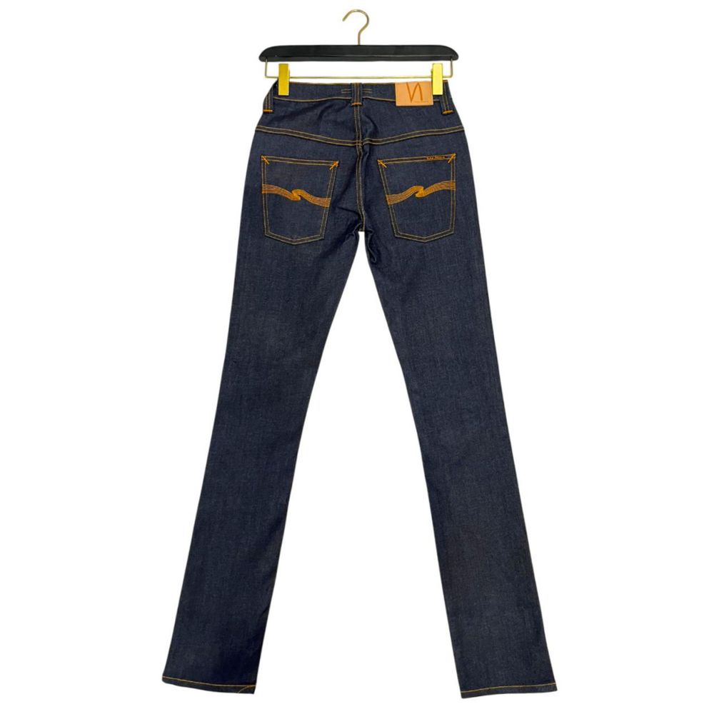 Nudie Jeans Jean bleu en coton pour femme