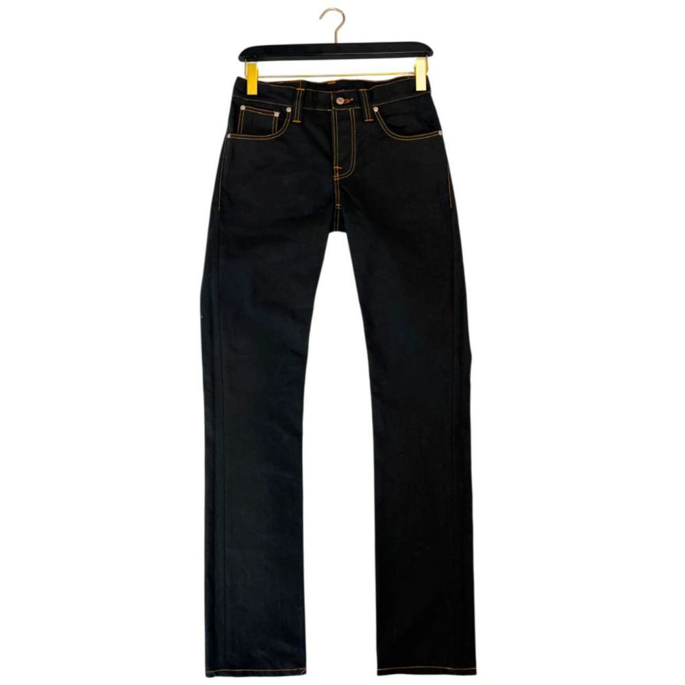 Jean Nudie Jeans en coton noir pour homme