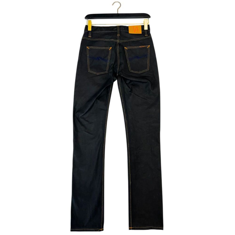Jean Nudie Jeans en coton noir pour homme
