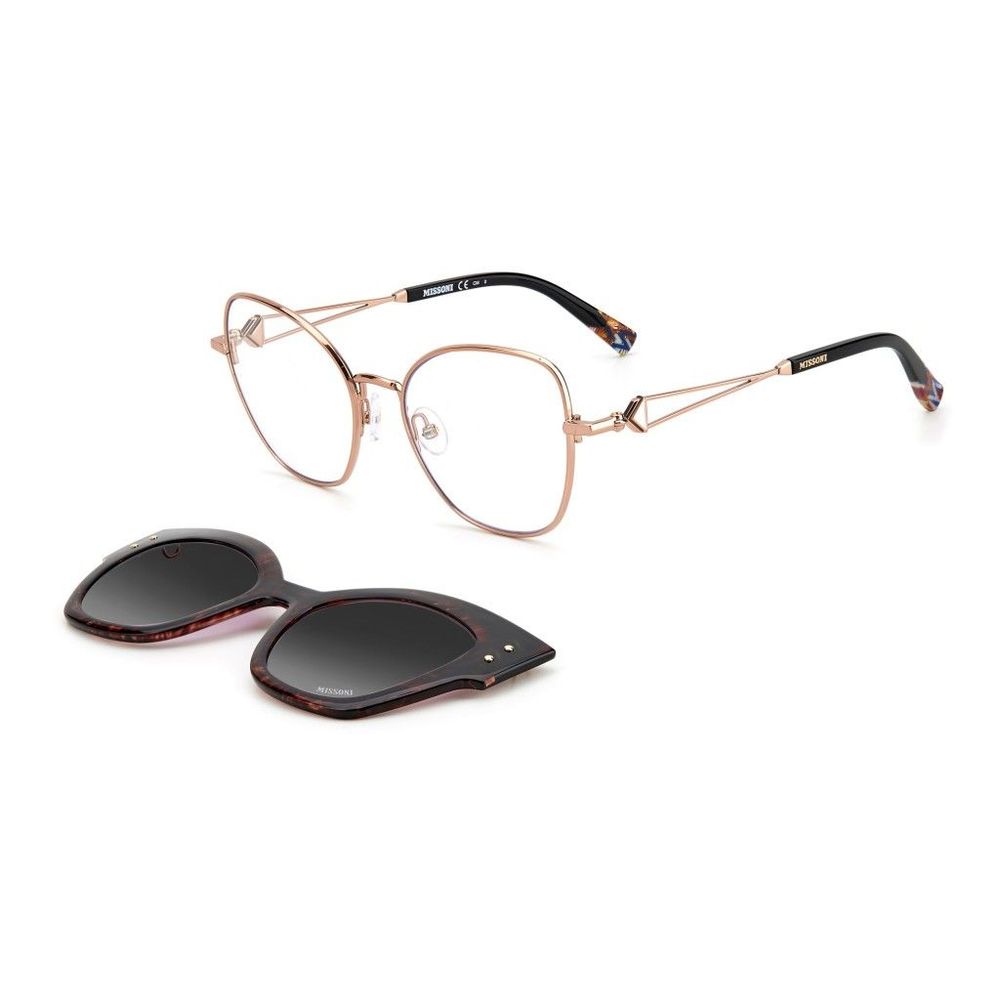 Montures Missoni en acier inoxydable doré