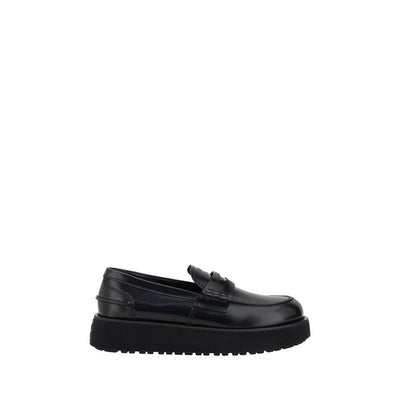 Mocassins en cuir Miu Miu
