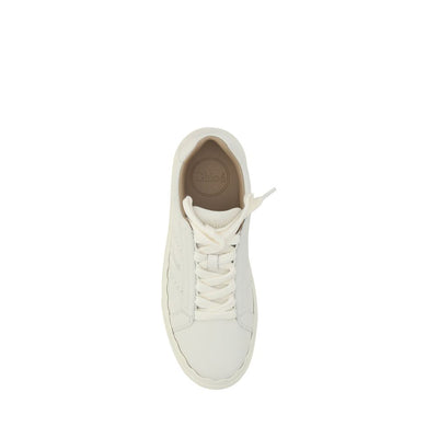 Chloé witte leren sneakers