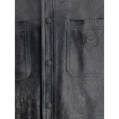 Veste en cuir Dolce &amp; Gabbana