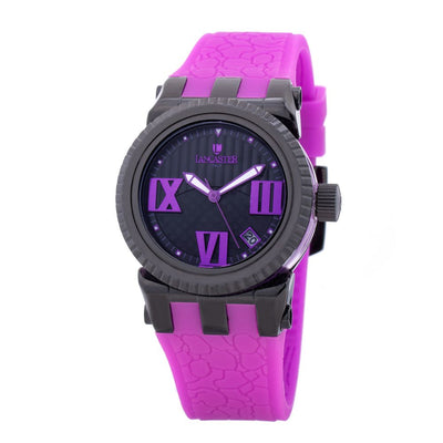 Lancaster Paars Synthetisch Horloge