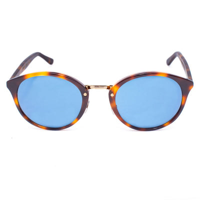 Lunettes de soleil LGR en cuir de veau bicolore
