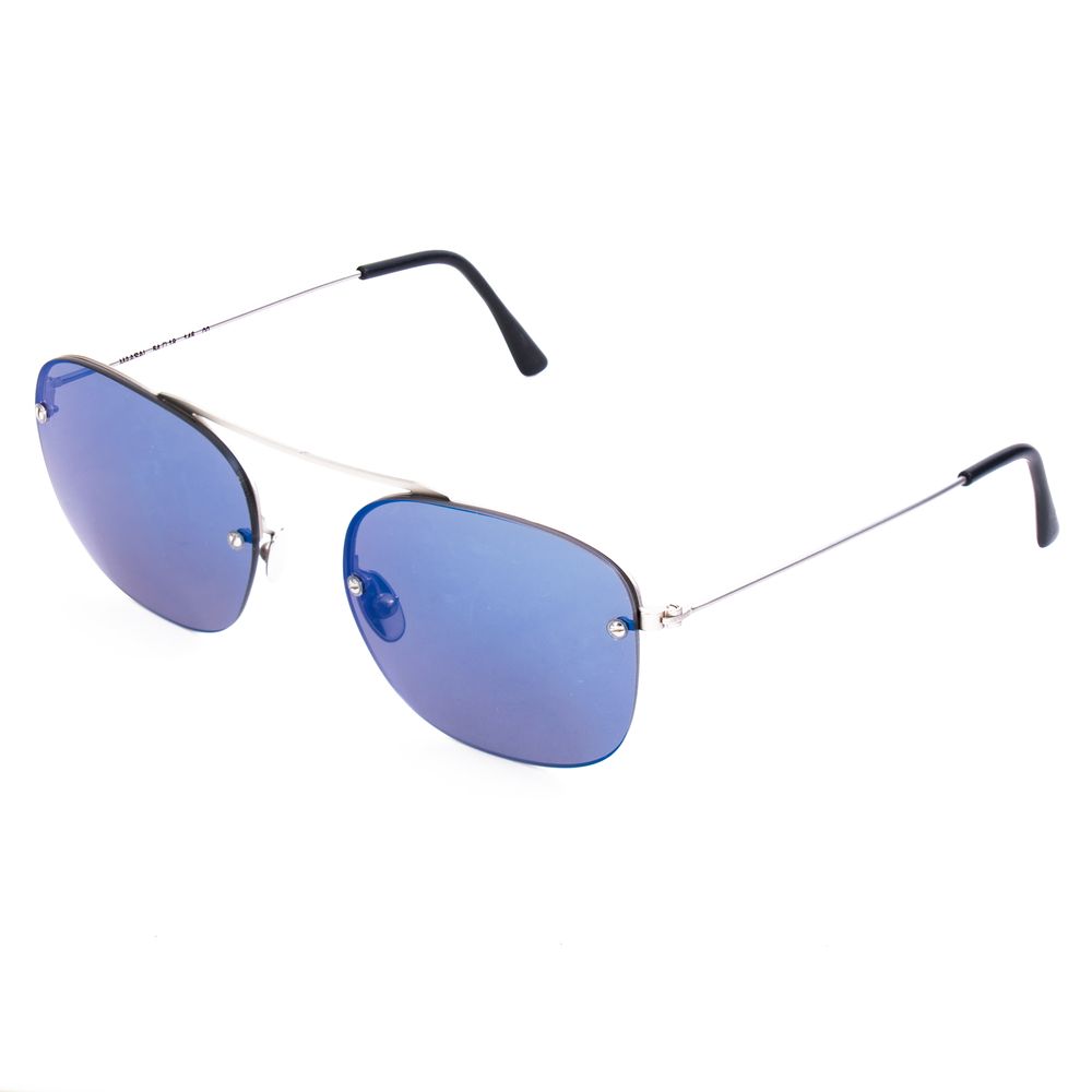 Lunettes de soleil LGR en acier inoxydable argenté