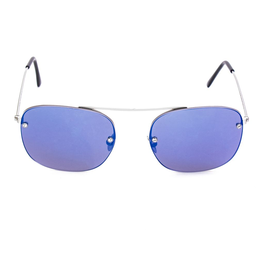 Lunettes de soleil LGR en acier inoxydable argenté