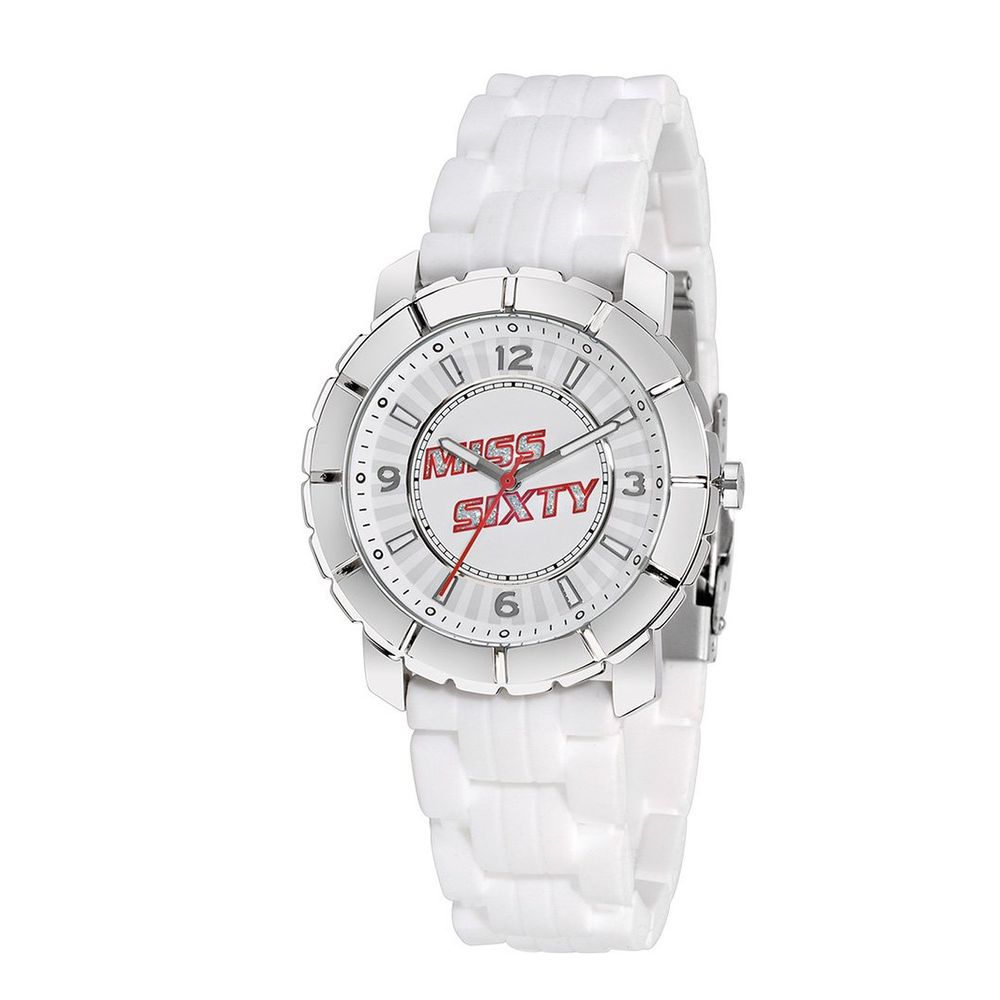Miss Sixty Wit Rubberen Horloge