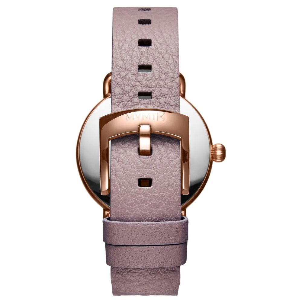 MVMT Paars Leren Horloge