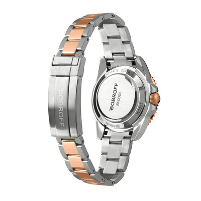 Bobroff Zilveren Horloge van Roestvrij Staal