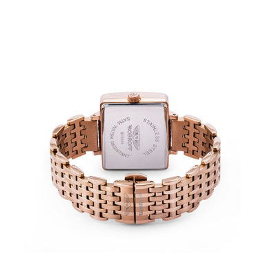 Bobroff Bronzen Roestvrijstalen Horloge