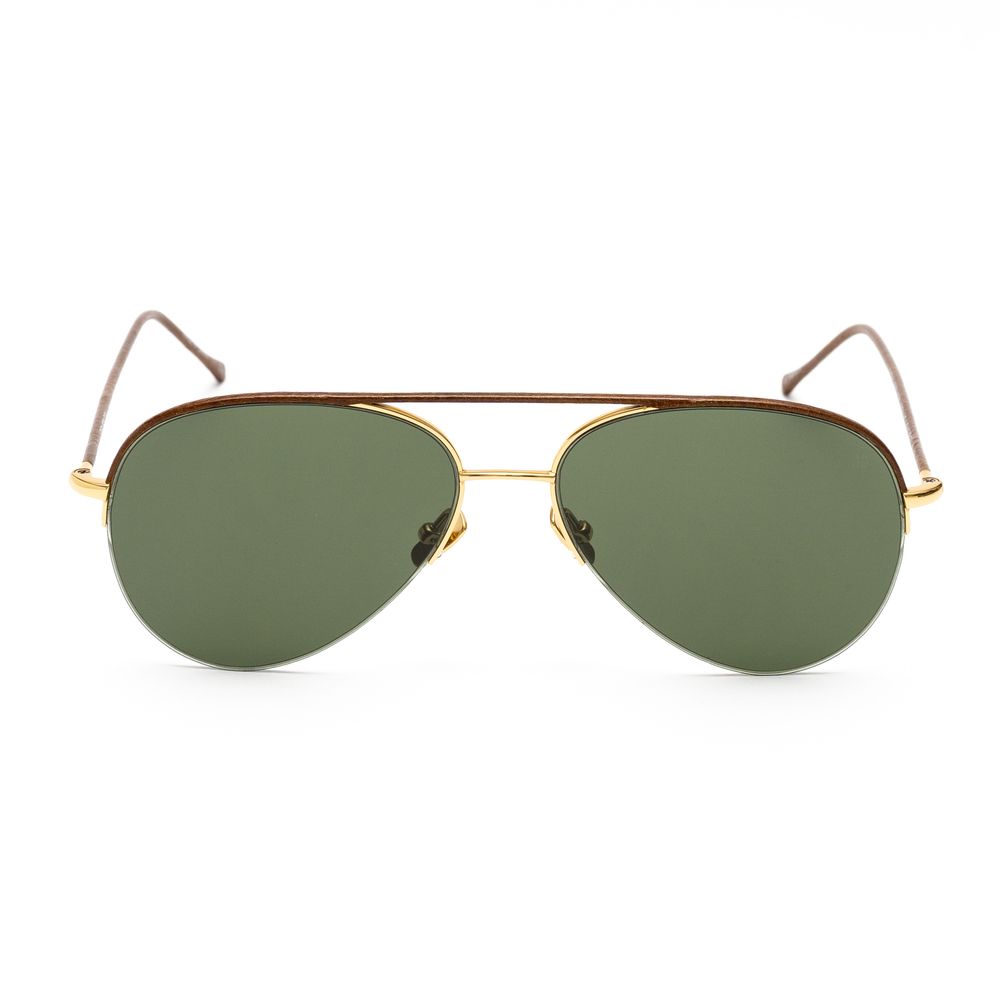 Lunettes de soleil Belstaff en titane marron