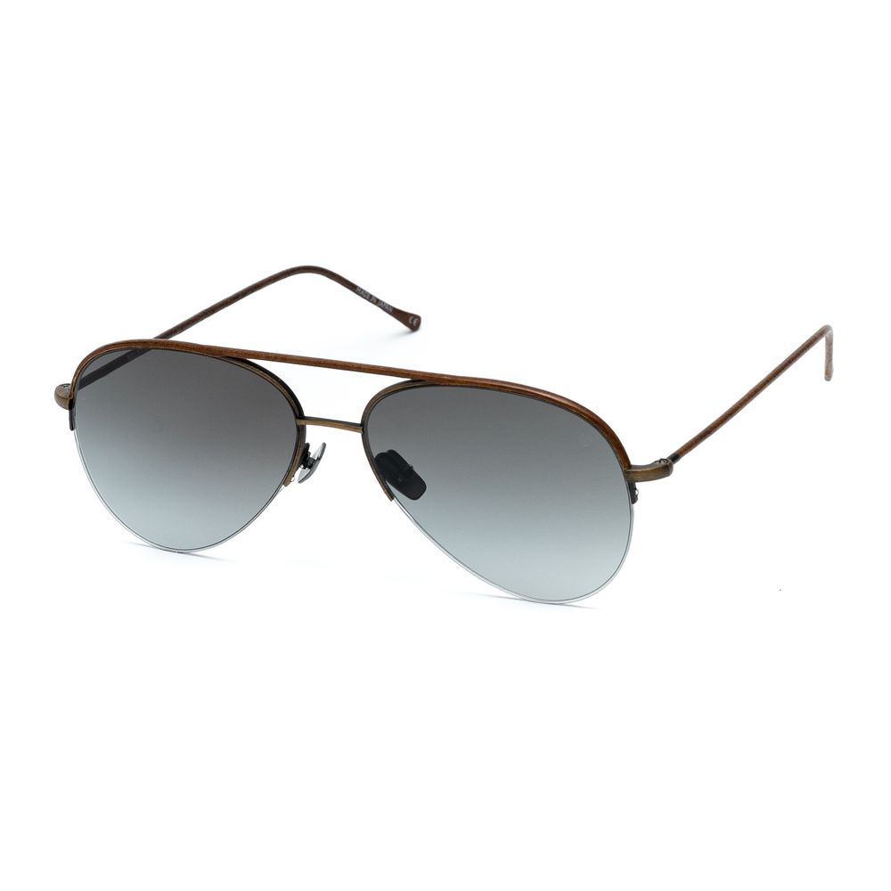 Lunettes de soleil Belstaff en titane marron