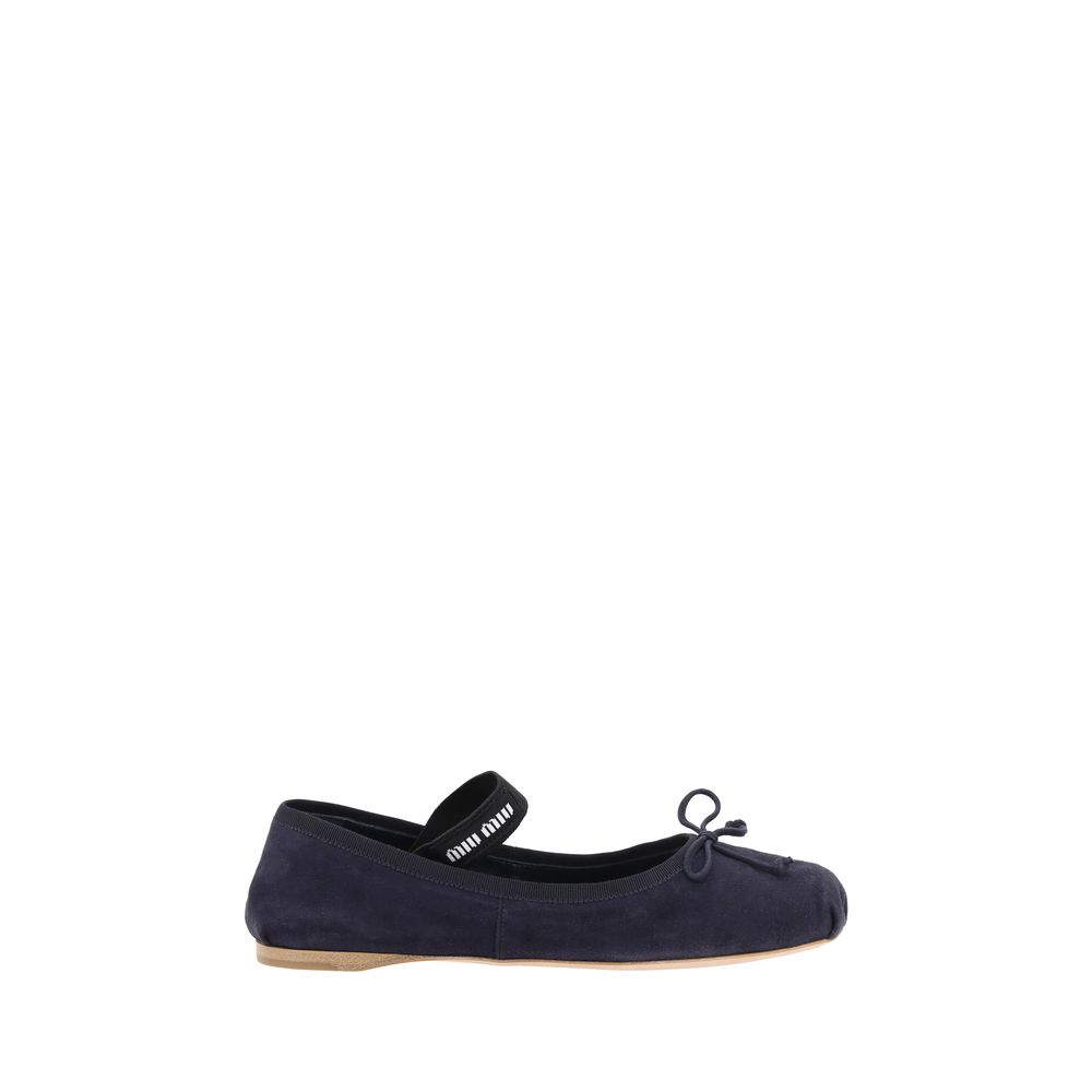 Miu Miu Suède Ballerina's